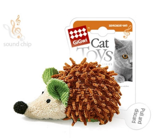 GiGwi игрушка для кошек Ежик, с электронным чипом