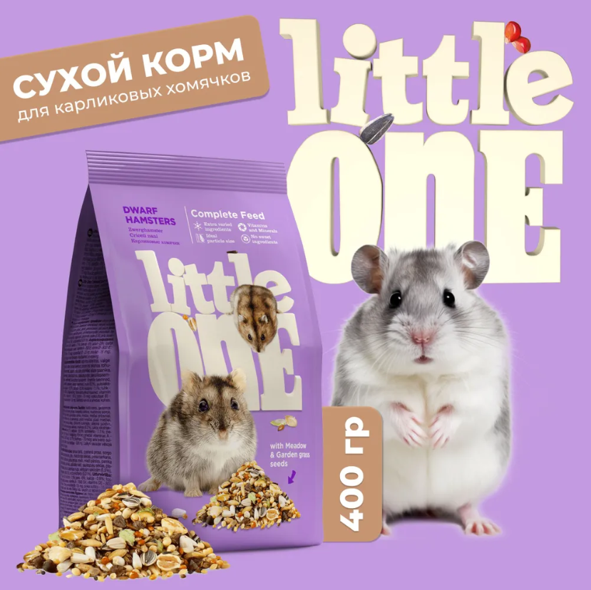 Корм Little One для карликовых хомячков 400 г