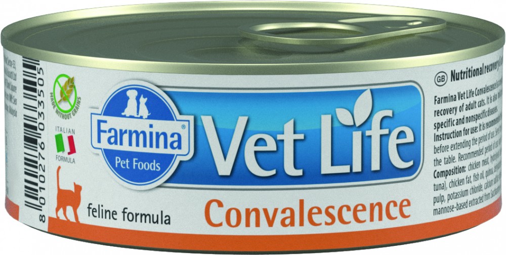 Корм Farmina Vet Life Struvite (паштет) для кошек при МКБ струвитного типа, 85 г