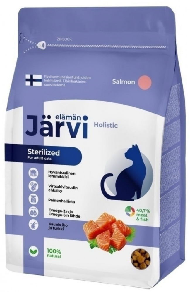 Корм Jarvi Стерил Лосось для стерилизованных кошек