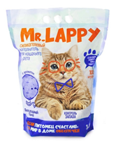 Наполнитель Mr Lappy силикагелевый Прохладный бриз 3,8 л