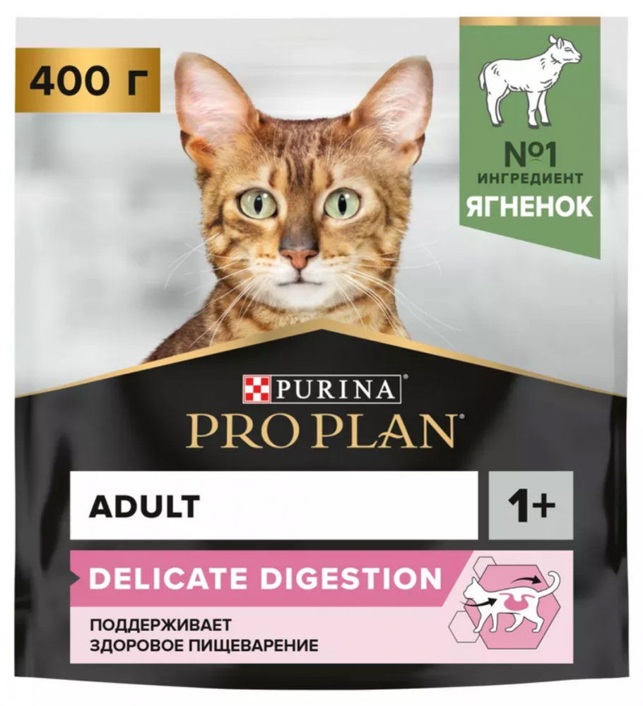 Корм PRO PLAN Delicate OPTI DIGEST с ягненком с чувствительным пищеварением