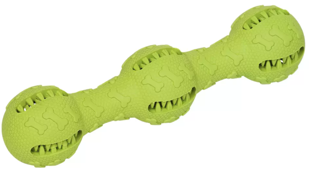 Игрушка NOBBY 21 см палочка для собак зеленая