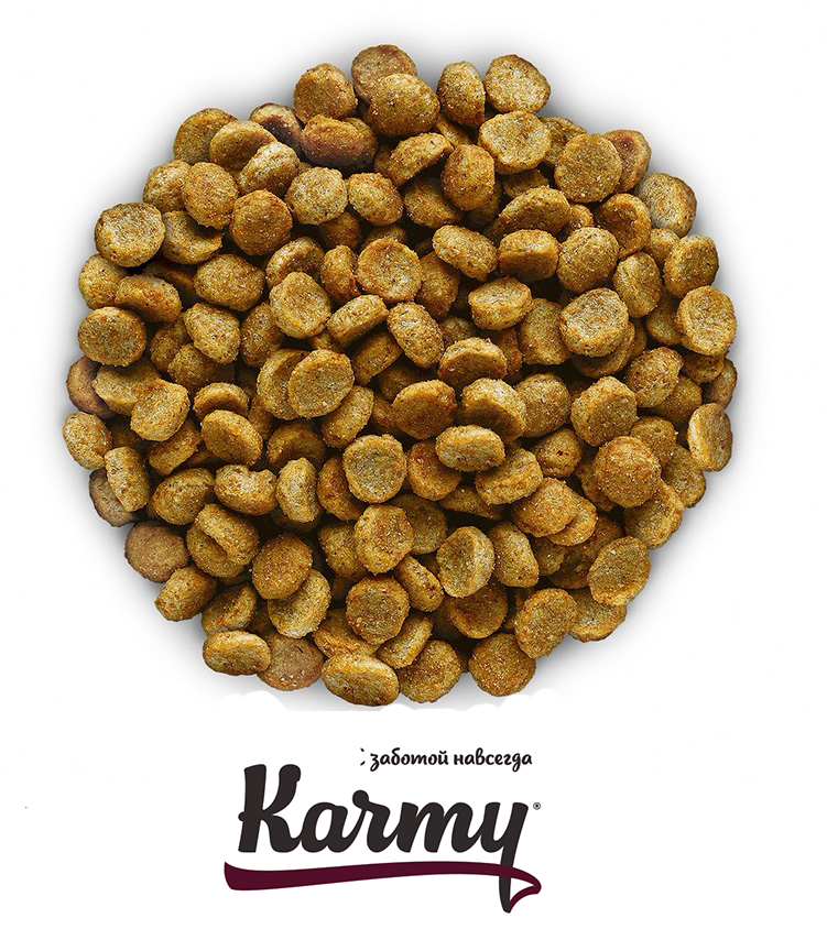 Корм Karmy РАЗВЕСНОЙ SENSITIVE - Индейка. Корм для взрослых кошек, с чувствительным пищеварением 1 кг