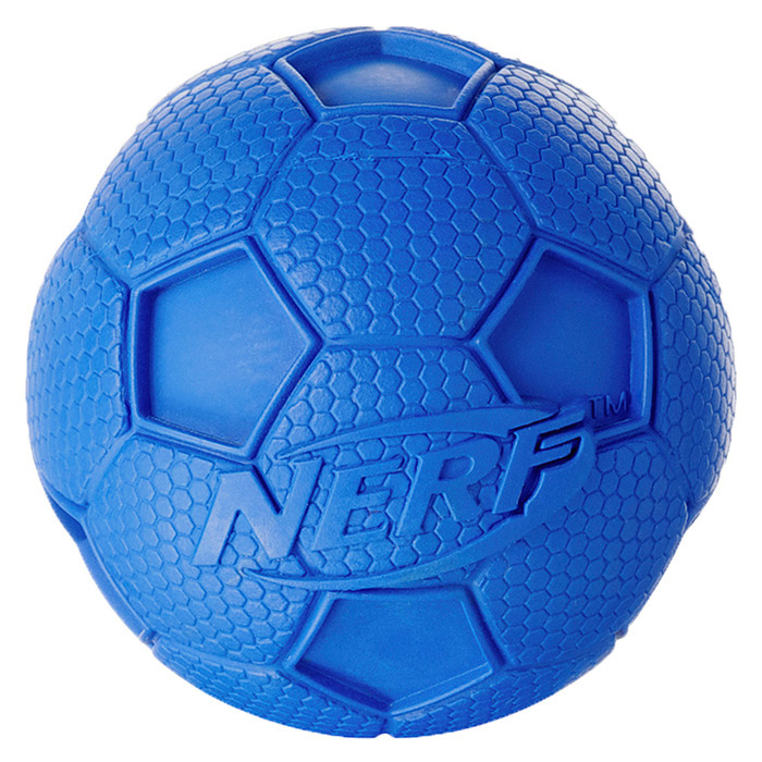 NERF, Игрушка для собак, Мяч футбольный пищащий 6 см