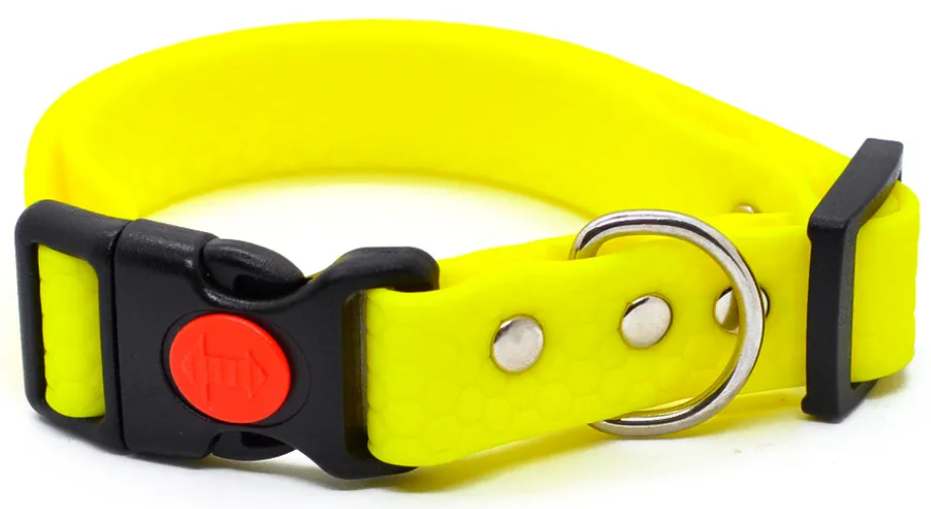 Ошейник из биотана PerseiLine, влагостойкий, БИОТАН L многоразм С ФИКСАТОРОМ 25&quot; 33-55 см