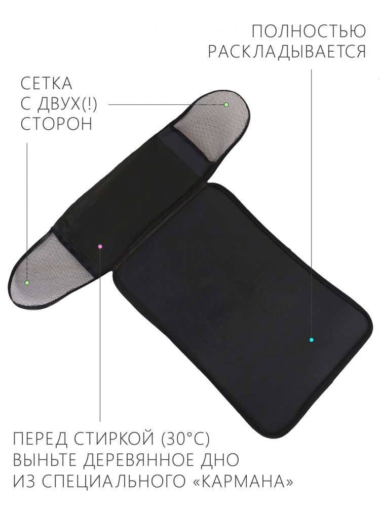 Сумка-переноска ХАРД ДИЗАЙН разм. L 46*27*28 PerseiLine СП-203 Кошка в зеленой шляпе