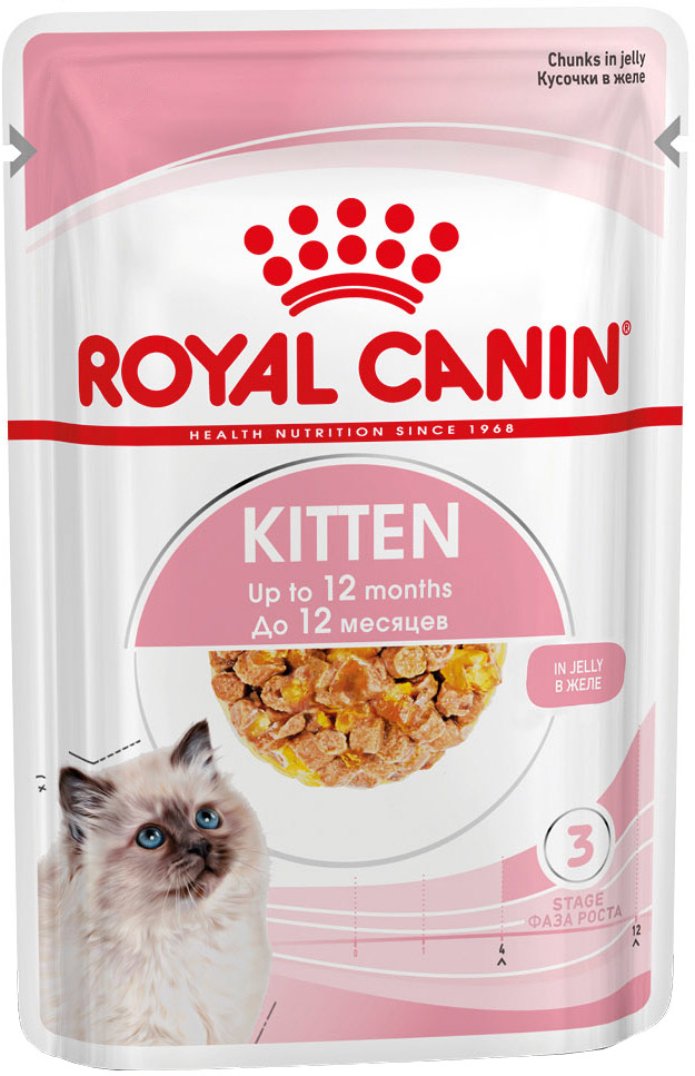 Влажный корм для котят Royal Canin Kitten Instinctive кусочки в желе 85 г