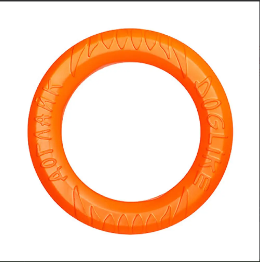 Игрушка для собак Снаряд Tug&amp;Twist Кольцо 8-мигранное МАЛОЕ, оранж, диам. 20 см