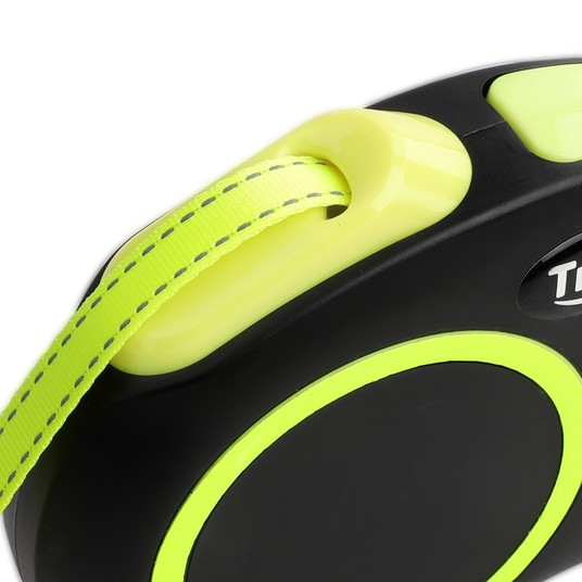 Поводок-рулетка Триол для собак Urban Neon XS, 3м до 12кг, лента, черныйг