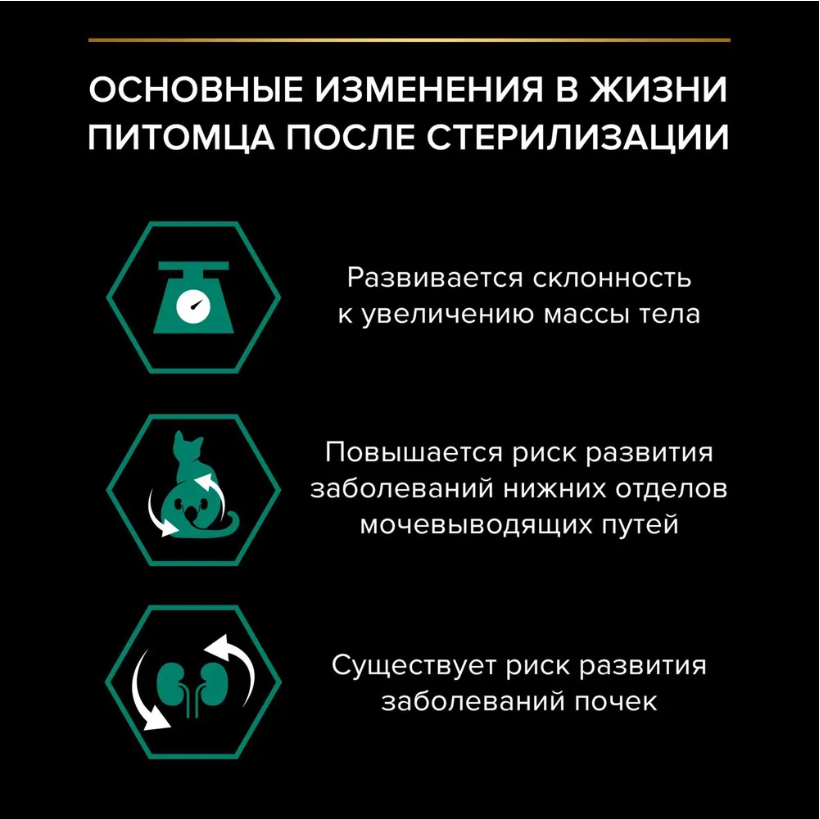 Корм Purina Pro Plan Sterilised при стерилизации и кастрации с лососем для кошек 400 г