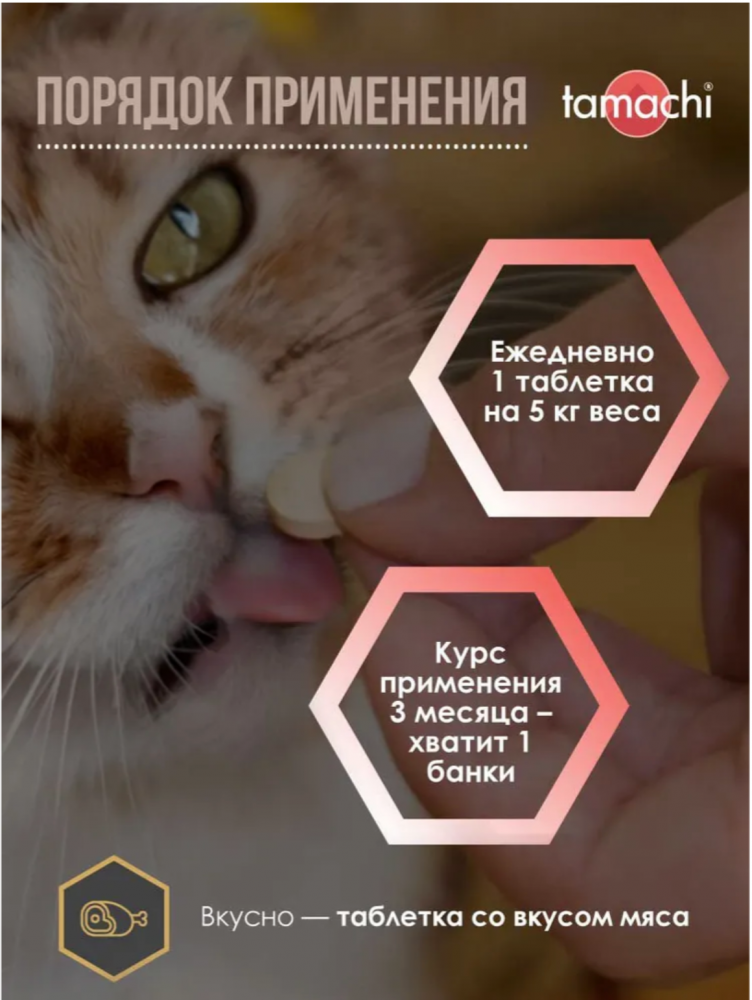 GIMCAT Витамины для кошек для поддержания иммунитета &quot;Мультивитамин табс&quot; 40 г