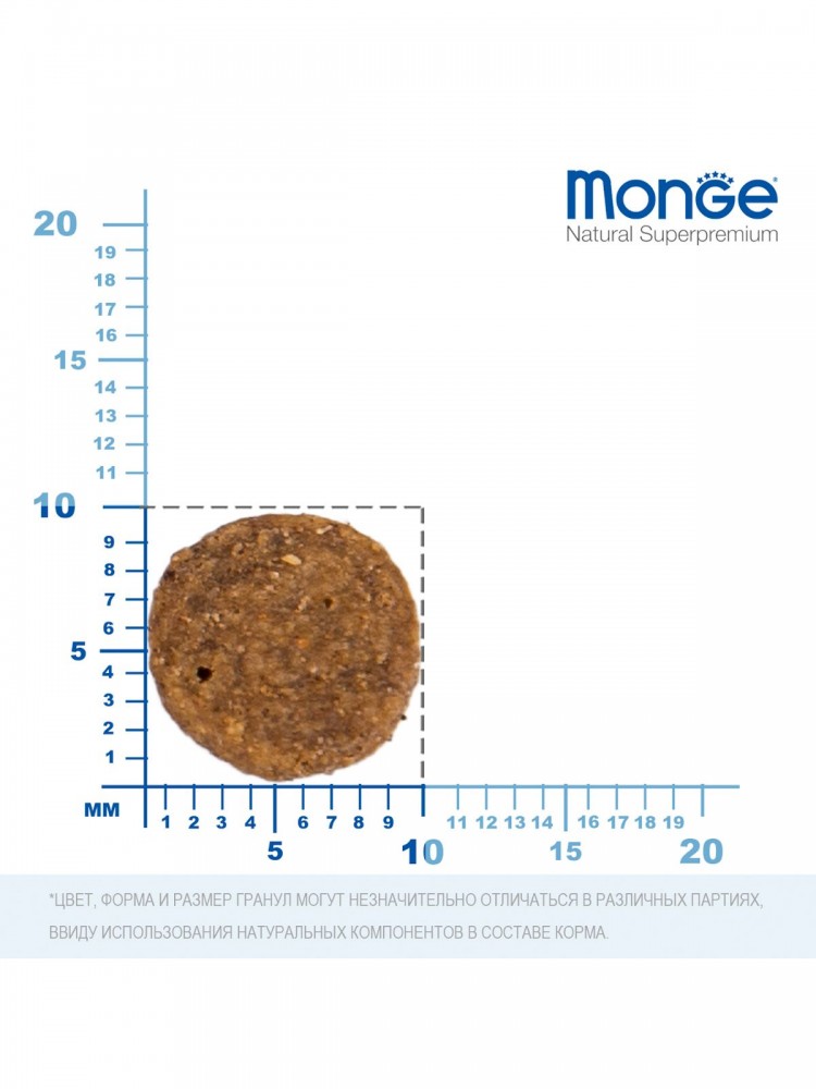 Корм сухой Monge Cat BWild GRAIN FREE беззерновой корм из лосося и гороха для взрослых кошек 1,5 кг